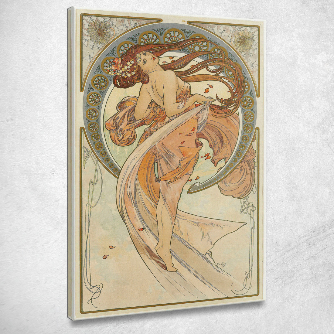 Le Arti 2 Alphonse Mucha amu115 quadro stampato su tela Le Arti 2 Alphonse Mucha amu115 quadro stampato su tela