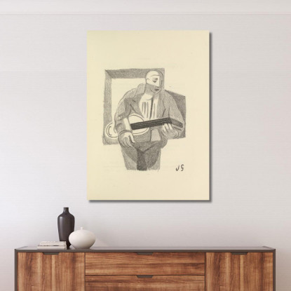 Come Moglie Ha Una Mucca 2 Juan Gris jgr5 quadro stampato su tela