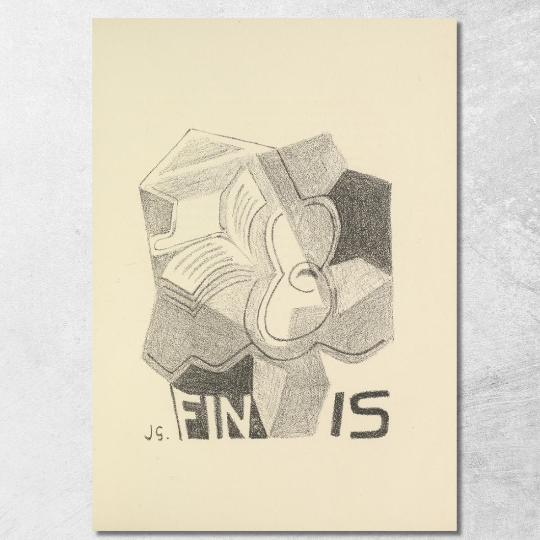 Come Moglie Ha Una Mucca 4 Juan Gris jgr7 quadro stampato su tela Come Moglie Ha Una Mucca 4 Juan Gris jgr7 quadro stampato su tela