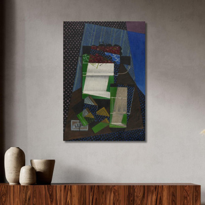 Ciliegie Juan Gris jgr16 quadro stampato su tela