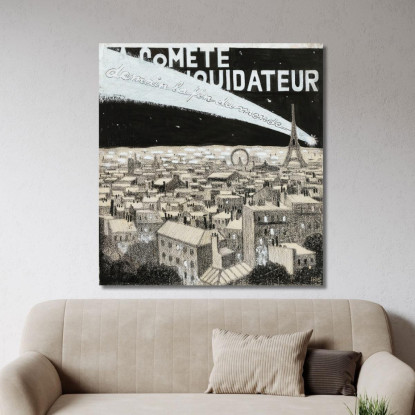 La Cometa Liquidatrice Juan Gris jgr35 quadro stampato su tela