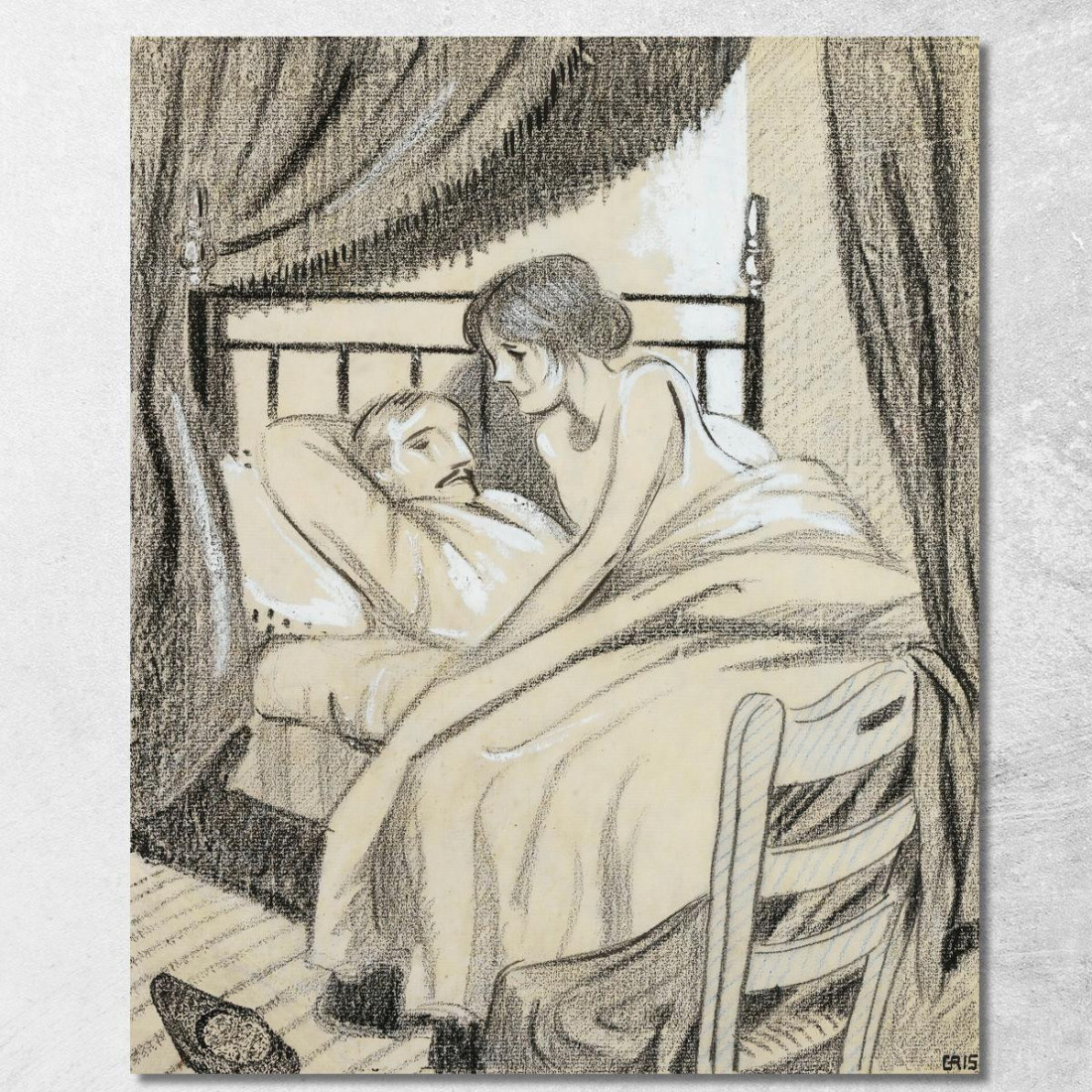 La Notte Scorsa Juan Gris jgr36 quadro stampato su tela La Notte Scorsa Juan Gris jgr36 quadro stampato su tela