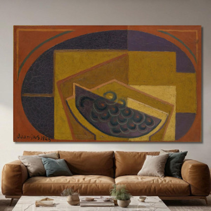 L'Uva Nera Juan Gris jgr45 quadro stampato su tela