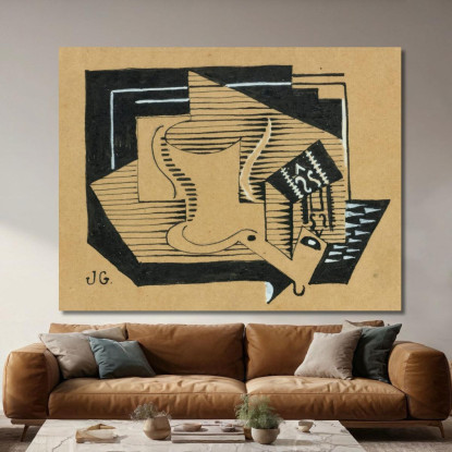 Natura Morta Con Compotier Juan Gris jgr54 quadro stampato su tela