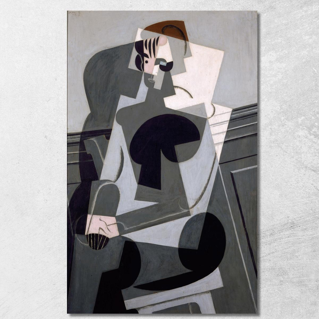 Ritratto Di Josette Gris Juan Gris jgr57 quadro stampato su tela Ritratto Di Josette Gris Juan Gris jgr57 quadro stampato su tela