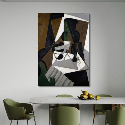 Il Vasetto Di Marmellata Di Fragole Juan Gris jgr71 quadro stampato su tela