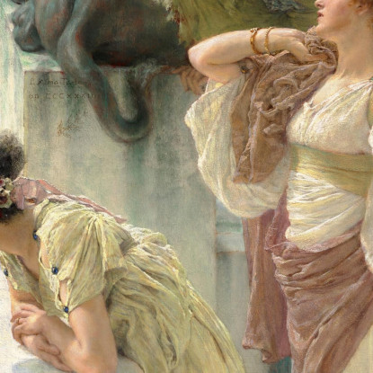 Un Segno Di Vantaggio Lawrence Alma-Tadema lat2 quadro stampato su tela