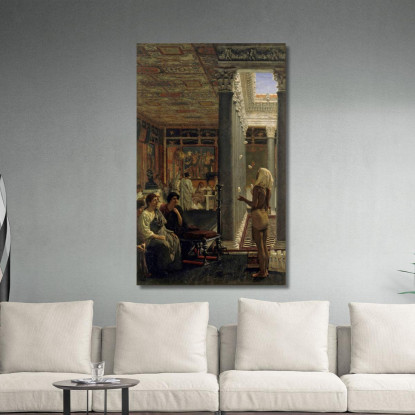 Un Giocoliere Lawrence Alma-Tadema lat5 quadro stampato su tela