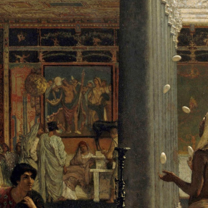 Un Giocoliere Lawrence Alma-Tadema lat5 quadro stampato su tela