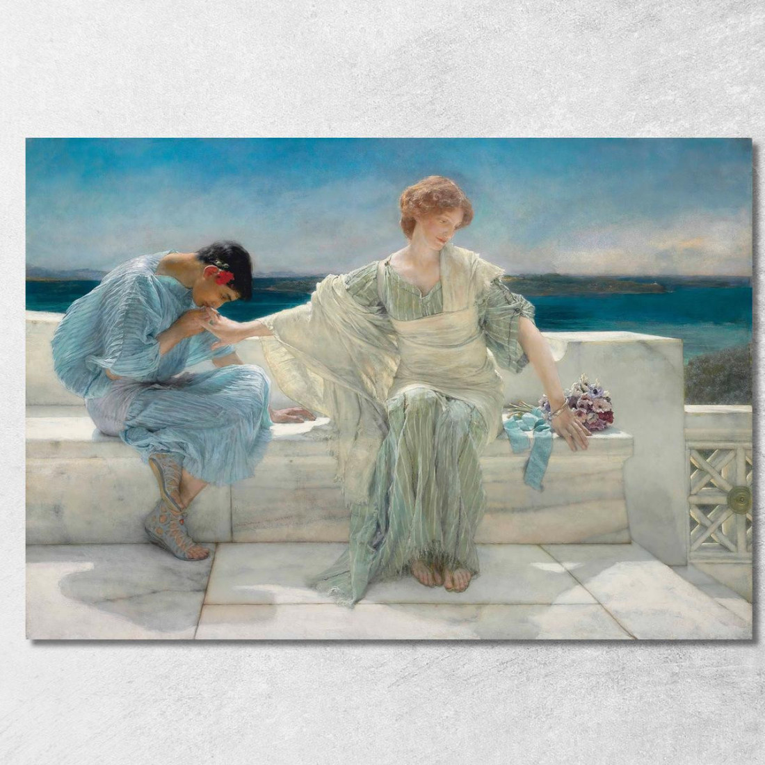 Non Chiedermi Altro Lawrence Alma-Tadema lat14 quadro stampato su tela Non Chiedermi Altro Lawrence Alma-Tadema lat14 quadro stampato su tela