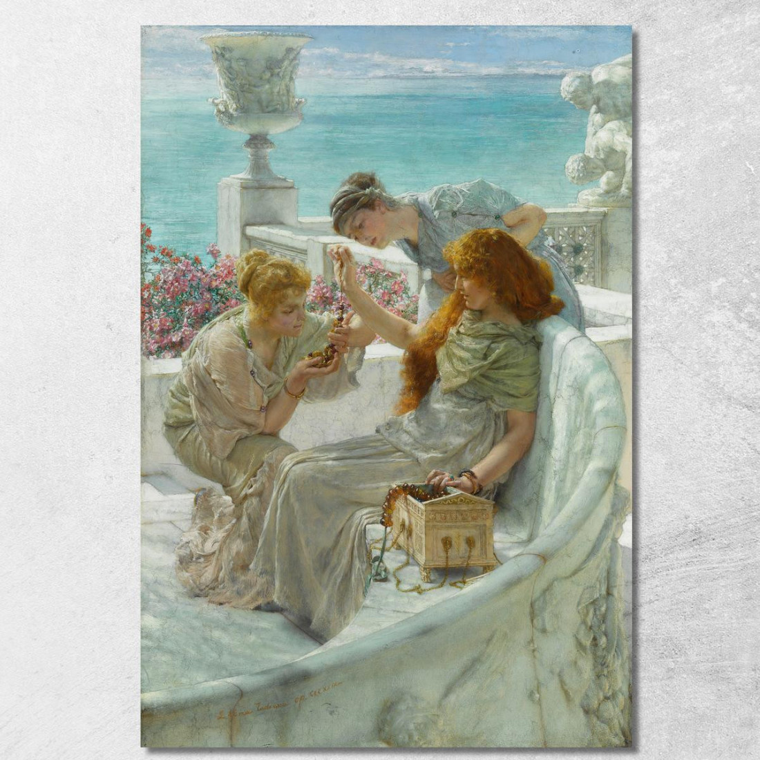 Il Preferito Della Fortuna Lawrence Alma-Tadema lat20 quadro stampato su tela Il Preferito Della Fortuna Lawrence Alma-Tadema lat20 quadro stampato su tela