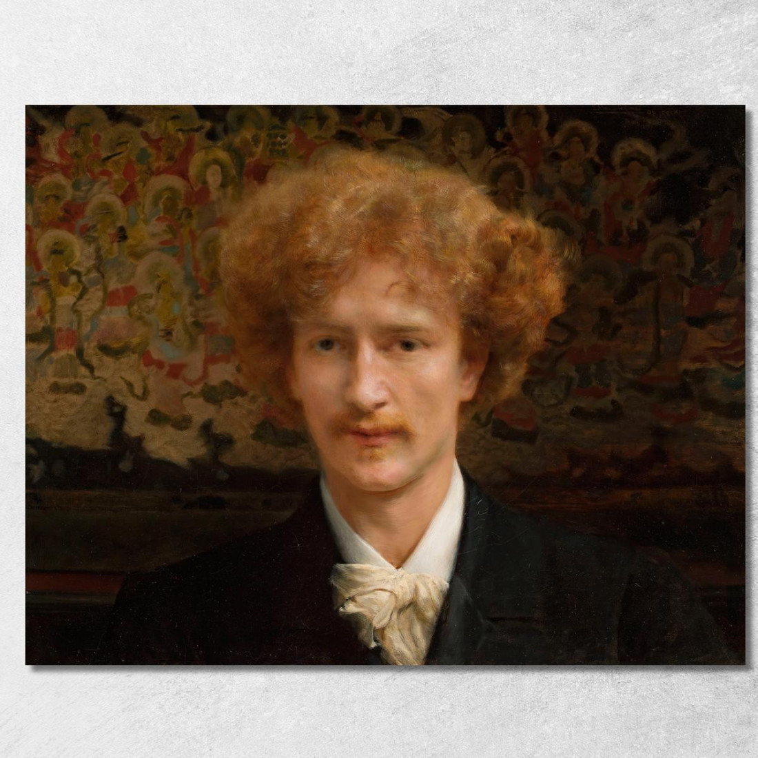 Ritratto Di Ignacy Jan Paderewski Lawrence Alma-Tadema lat31 quadro stampato su tela Ritratto Di Ignacy Jan Paderewski Lawrence Alma-Tadema lat31 quadro stampato su tela