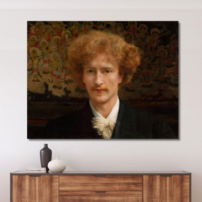 Ritratto Di Ignacy Jan Paderewski Lawrence Alma-Tadema lat31 quadro stampato su tela