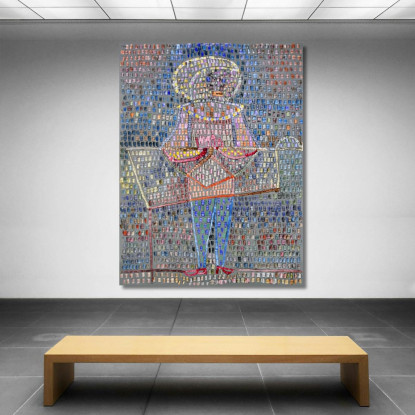 Ragazzo In Costume Paul Klee pkl16 quadro stampato su tela