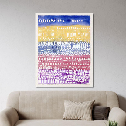 Vecchia Città Paul Klee pkl57 quadro stampato su tela