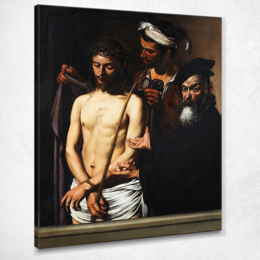 Ecce Homo Caravaggio crv13 quadro stampato su tela