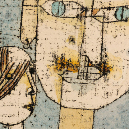 Adamo E La Piccola Eva Paul Klee pkl103 quadro stampato su tela