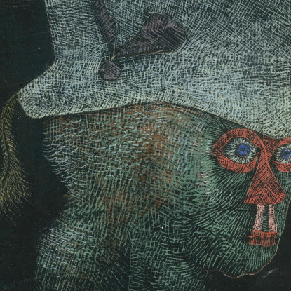Fantasia Astrologica Paul Klee pkl106 quadro stampato su tela