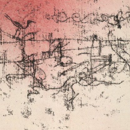 Paesaggio Di Uccelli Paul Klee pkl108 quadro stampato su tela