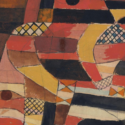 Amanti Paul Klee pkl135 quadro stampato su tela