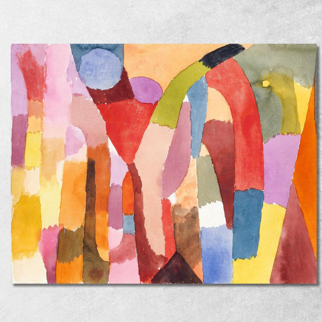 Movimento Delle Camere A Volta Paul Klee pkl137 quadro stampato su tela Movimento Delle Camere A Volta Paul Klee pkl137 quadro stampato su tela