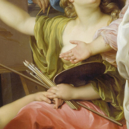 Allegoria Delle Arti Pompeo Batoni pbt3 quadro stampato su tela