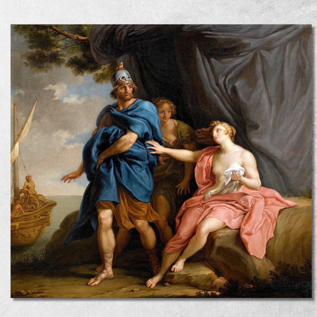 Didone Ed Enea Pompeo Batoni pbt11 quadro stampato su tela Didone Ed Enea Pompeo Batoni pbt11 quadro stampato su tela