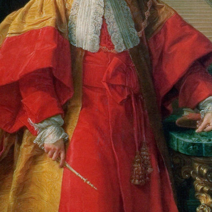 Portrait Of Abbondio Rezzonico Pompeo Batoni pbt30 quadro stampato su tela