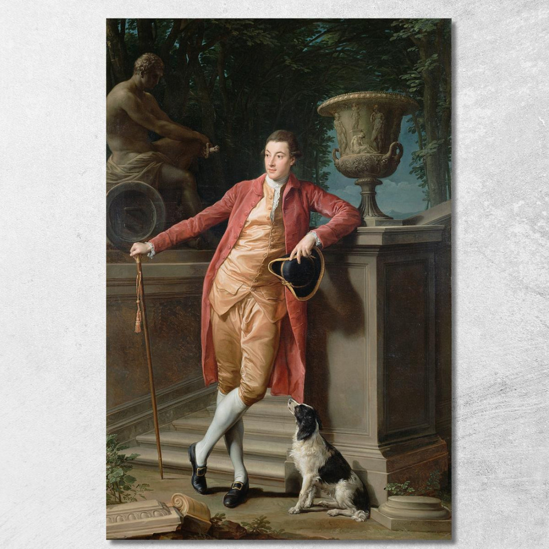 Ritratto Di John Talbot Più Tardi Primo Conte Talbot Pompeo Batoni pbt32 quadro stampato su tela Ritratto Di John Talbot Più Tardi Primo Conte Talbot Pompeo Batoni pbt32 quadro stampato su tela