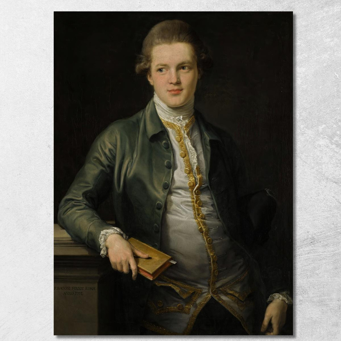 Ritratto Di Thomas Orde Poi Orde-Powlett E Primo Barone Bolton Pompeo Batoni pbt40 quadro stampato su tela Ritratto Di Thomas Orde Poi Orde-Powlett E Primo Barone Bolton Pompeo Batoni pbt40 quadro stampato su tela