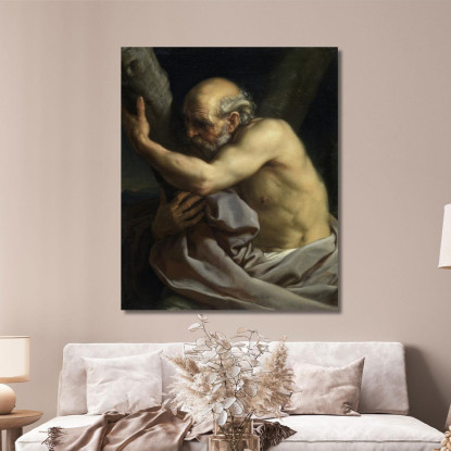 Sant'Andrea Pompeo Batoni pbt41 quadro stampato su tela