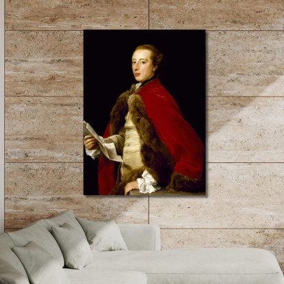 Guglielmo Fermore Pompeo Batoni pbt59 quadro stampato su tela