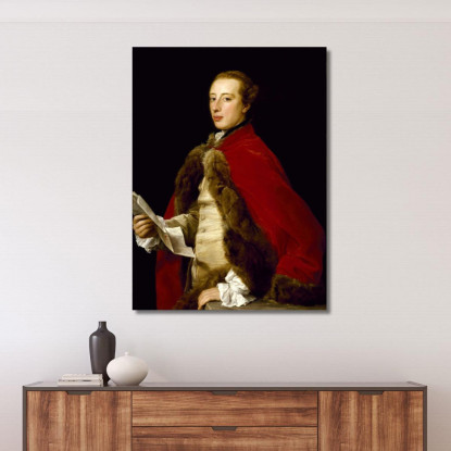 Guglielmo Fermore Pompeo Batoni pbt59 quadro stampato su tela