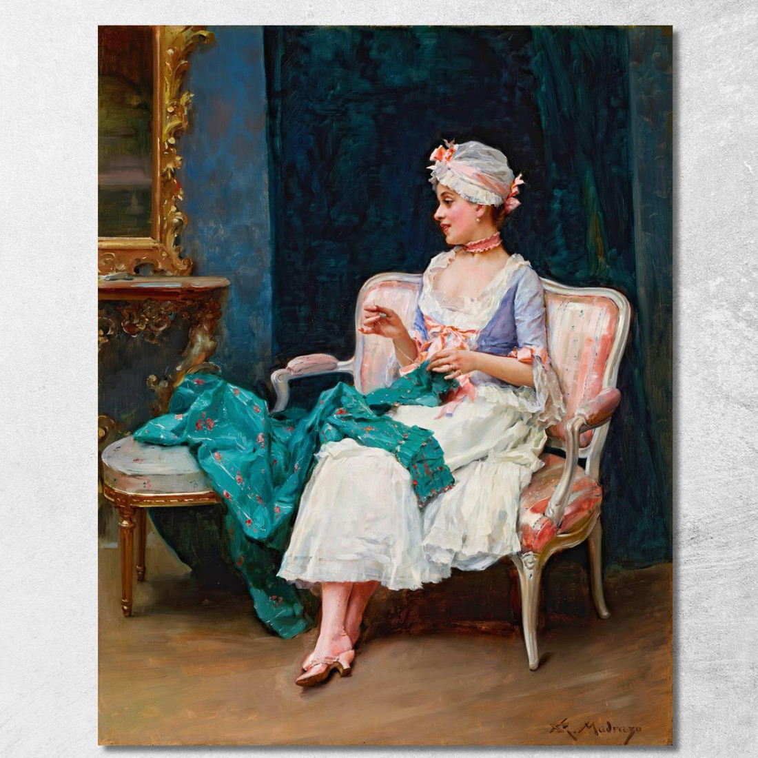 Aline Raimundo de Madrazo y Garreta rmg9 quadro stampato su tela Aline Raimundo de Madrazo y Garreta rmg9 quadro stampato su tela