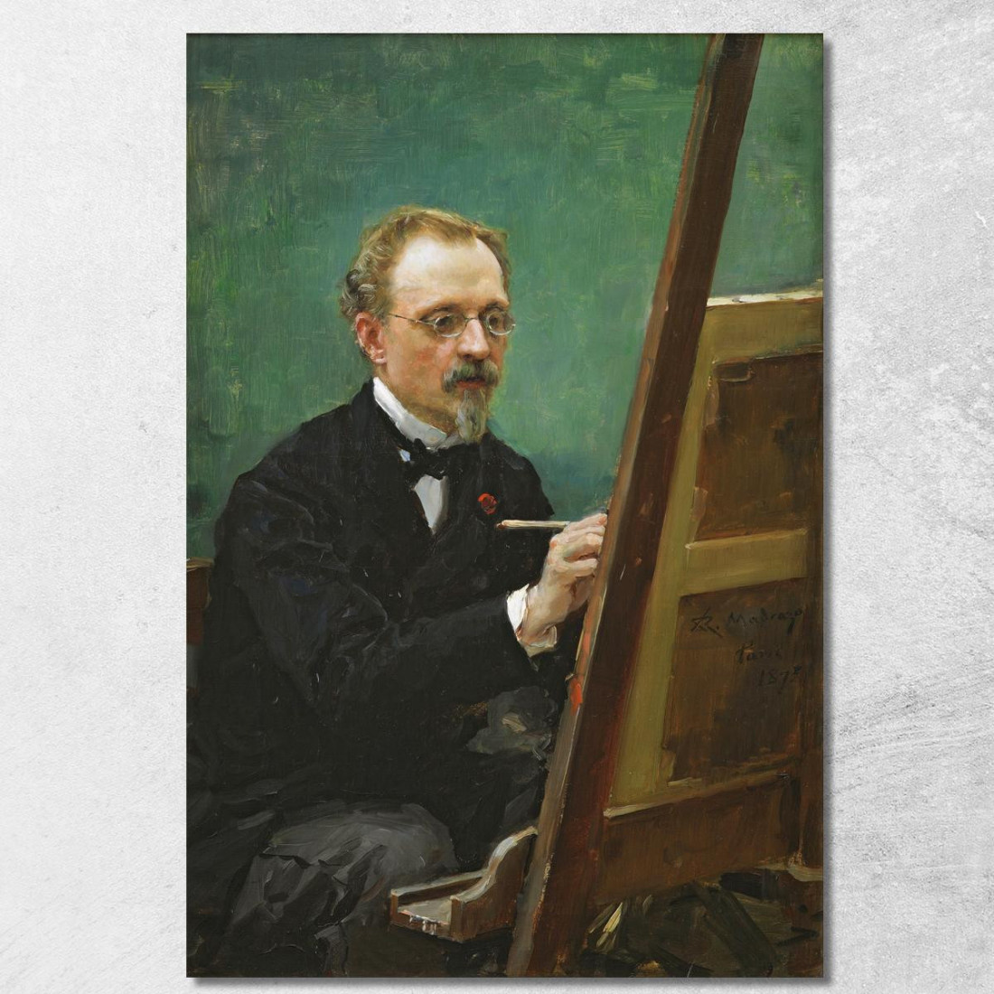 Ritratto Di Federico De Madrazo Dipinto Raimundo de Madrazo y Garreta rmg29 quadro stampato su tela Ritratto Di Federico De Madrazo Dipinto Raimundo de Madrazo y Garreta rmg29 quadro stampato su tela