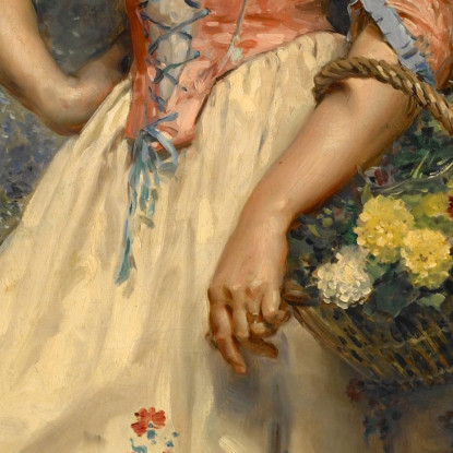 Bellezza Primaverile Raimundo de Madrazo y Garreta rmg37 quadro stampato su tela