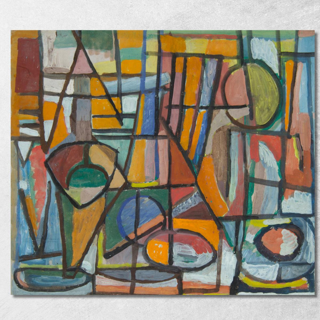 Composizione Geometrica Astratta Ii Sasza Blonder sbl5 quadro stampato su tela Composizione Geometrica Astratta Ii Sasza Blonder sbl5 quadro stampato su tela