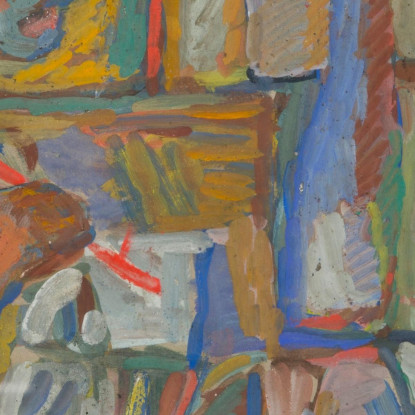 Pittore In Studio Sasza Blonder sbl12 quadro stampato su tela