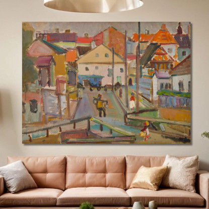 Portatore D'Acqua A Krzemieniec Sasza Blonder sbl24 quadro stampato su tela