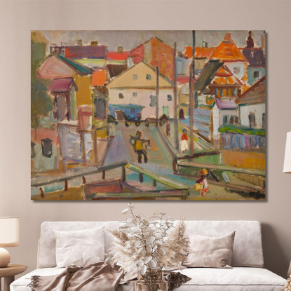 Portatore D'Acqua A Krzemieniec Sasza Blonder sbl24 quadro stampato su tela
