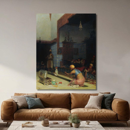 Marionette Nell'Harem Theodoros Ralli trl20 quadro stampato su tela