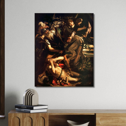 La Conversione Di San Paolo Caravaggio crv43 quadro stampato su tela