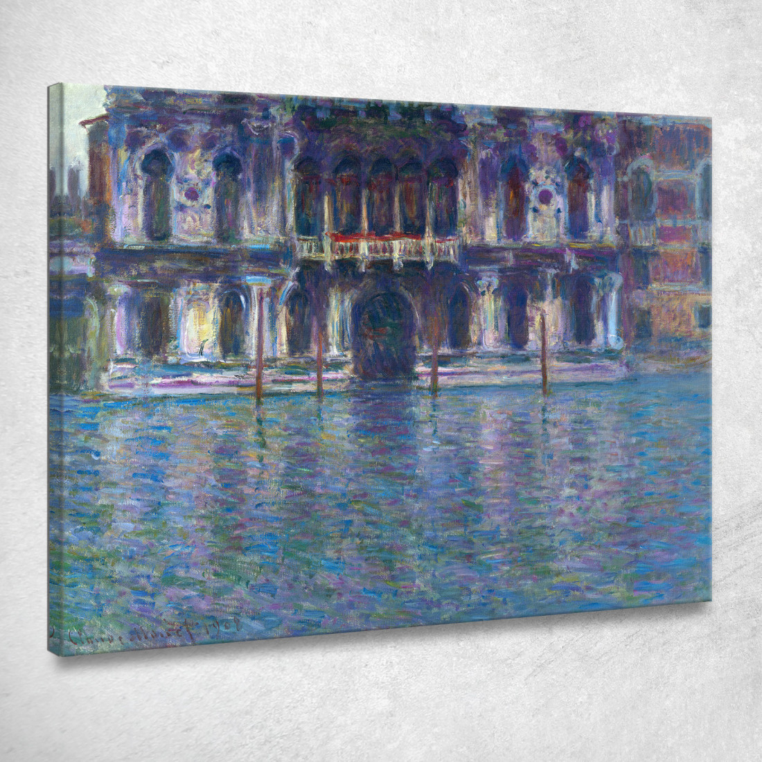 Palazzo Contarini 1908 Claude Monet mnt5 quadro stampato su tela