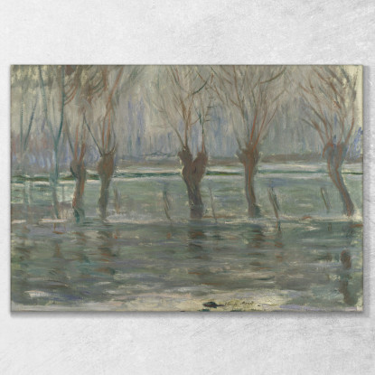 Acque Di Piena Claude Monet mnt15 quadro stampato su tela