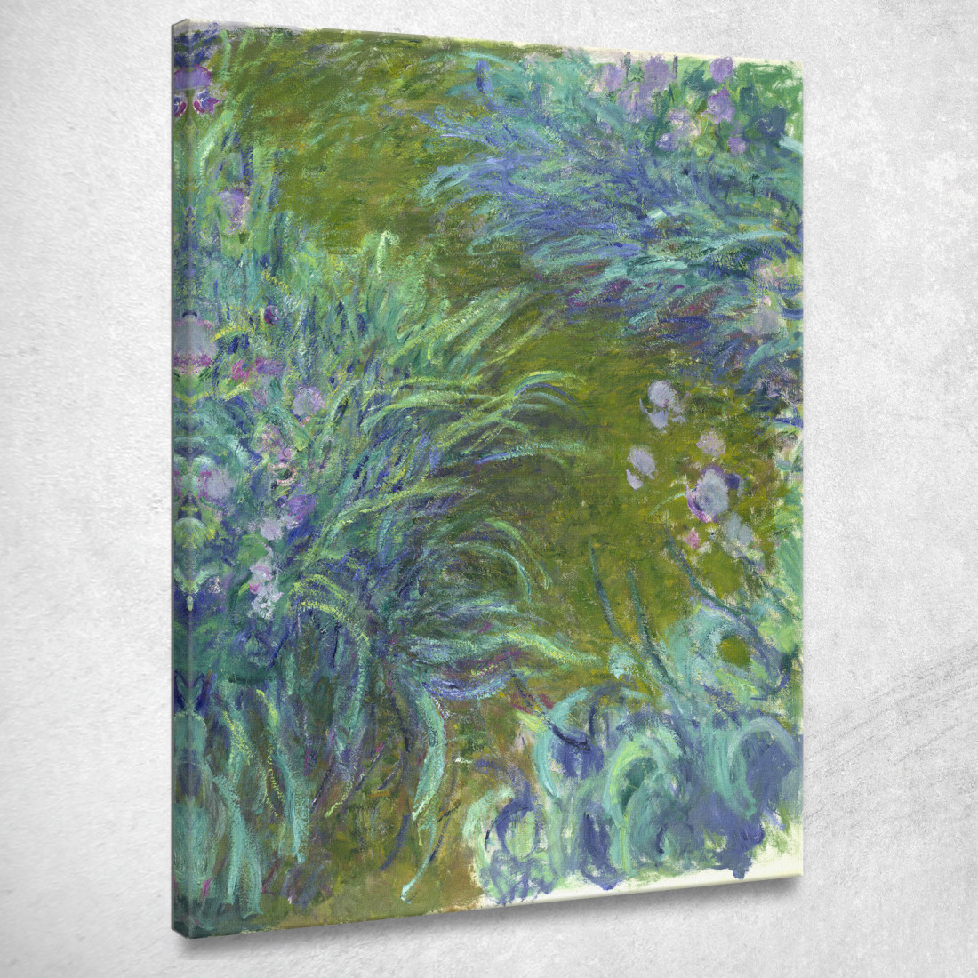 Iris Claude Monet mnt16 quadro stampato su tela Iris Claude Monet mnt16 quadro stampato su tela