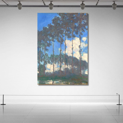 Pioppi Sull'Epte Claude Monet mnt19 quadro stampato su tela