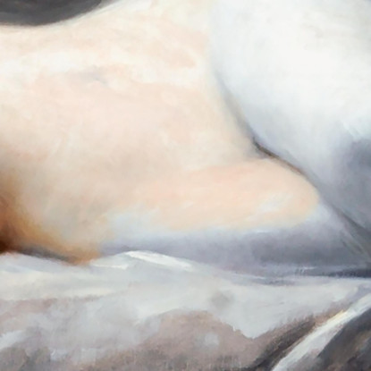 Nudo Sdraiato Julius Leblanc Stewart jls19 quadro stampato su tela
