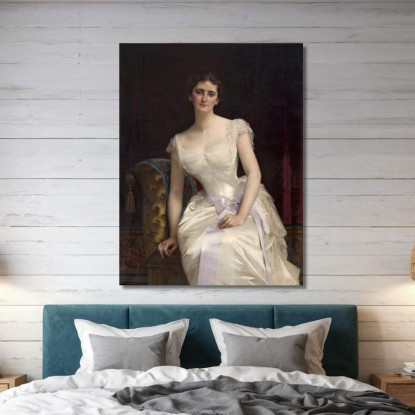 Retrato De Mary Victoria Leiter, La Posterior Lady Curzon De Kedleston, Virreina De La India Alexandre Cabanel cuadro en lienzo