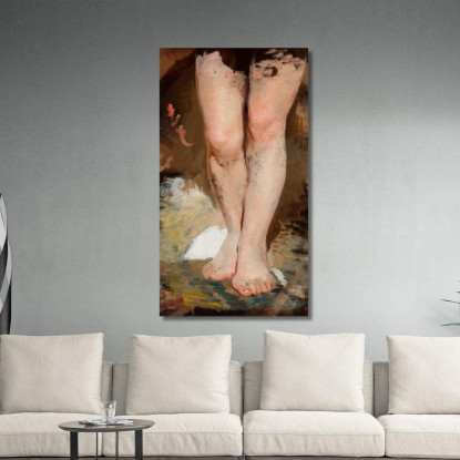 Study Of Legs Phryne To The Painting Phryne On The Poseidon S Celebration In Eleusis Henryk Siemiradzki canvas print