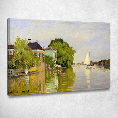 Caso Sull'Achterzaan 1872 Claude Monet mnt30 quadro stampato su tela